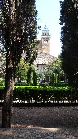 082_Valldemossa-Jardins Rei Juan Carlos-Iglesia de la Cartuja