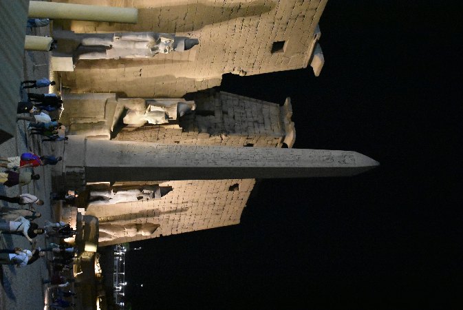 085.Eg_Luxor Temple-Pylon and Obelisk of Ramses II